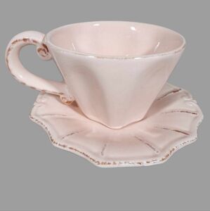 Pink distressed style Provence by Maxcera tea set‎ Alice in wonderland